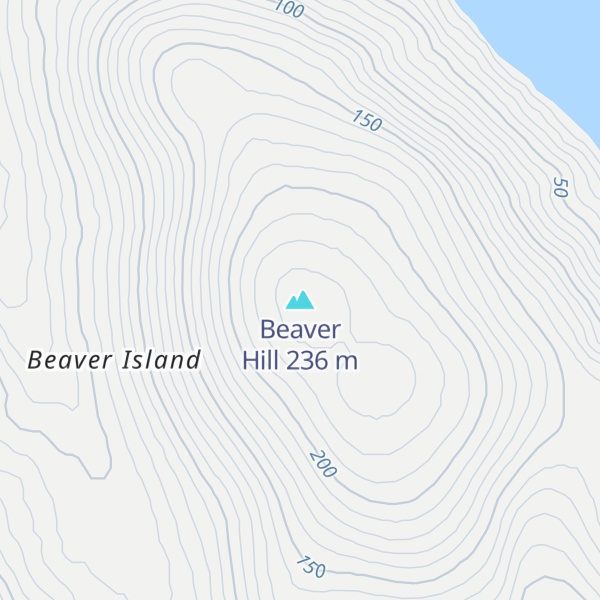 Map of Beaver Hill
