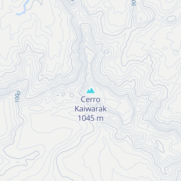 Map of Cerro Kaiwarak