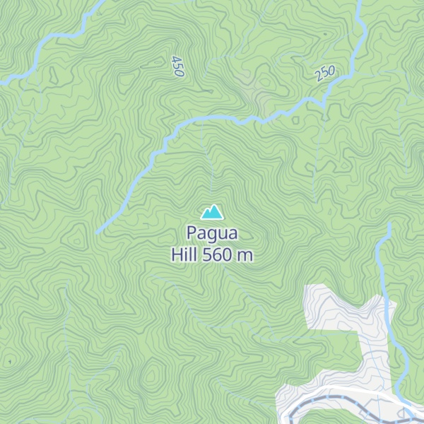 Map of Pagua Hill