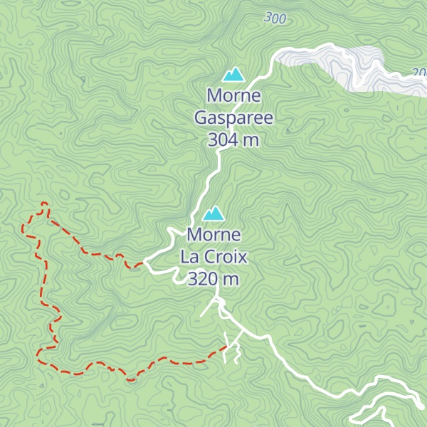 Map of Morne La Croix