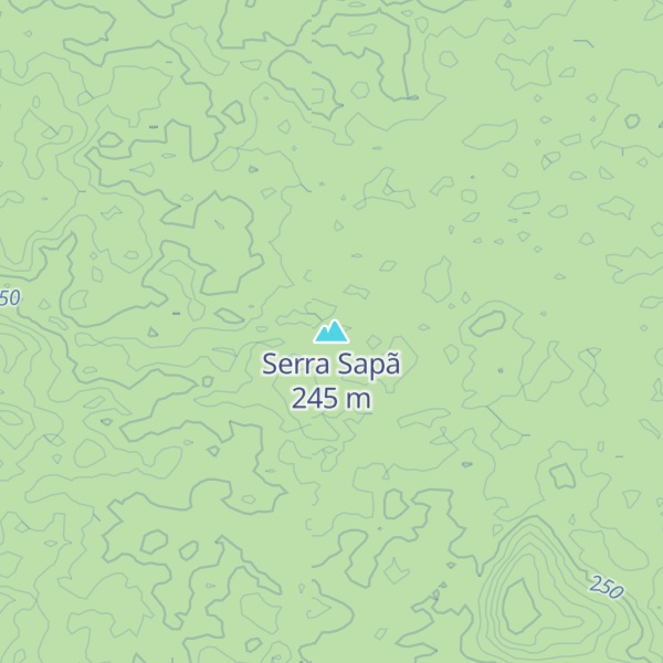 Map of Serra Sapã