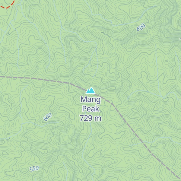 Map of Mang Peak