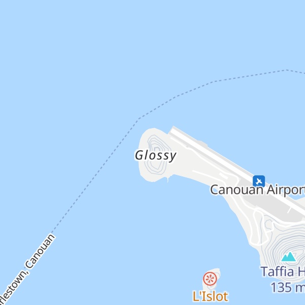 Map of Glossy Hill