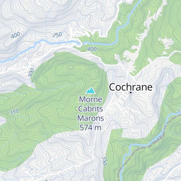 Map of Morne Cabrits Marons