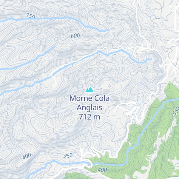 Map of Morne Cola Anglais
