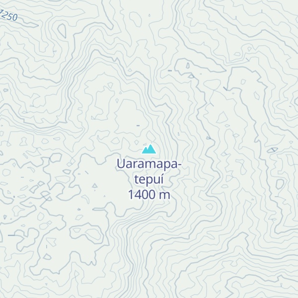 Map of Uaramapa-tepuí