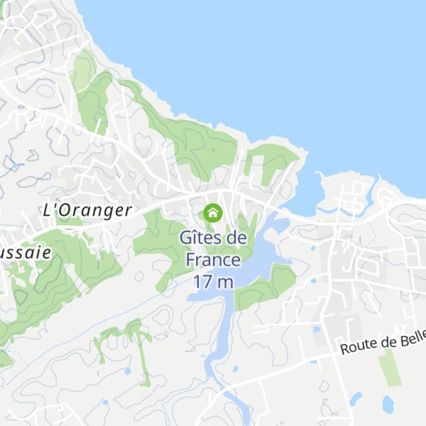 Map of Gîtes de France