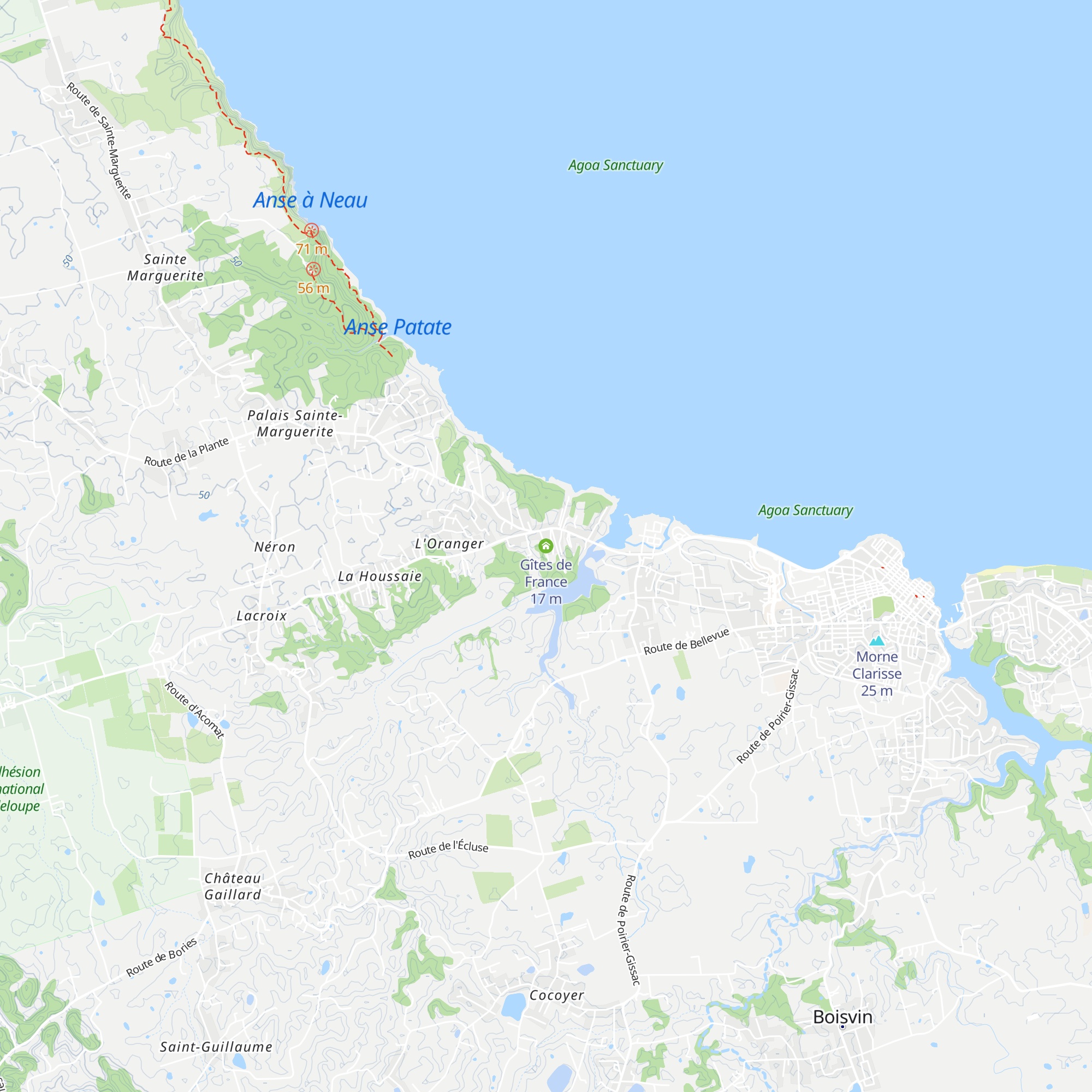 Gîtes de France map