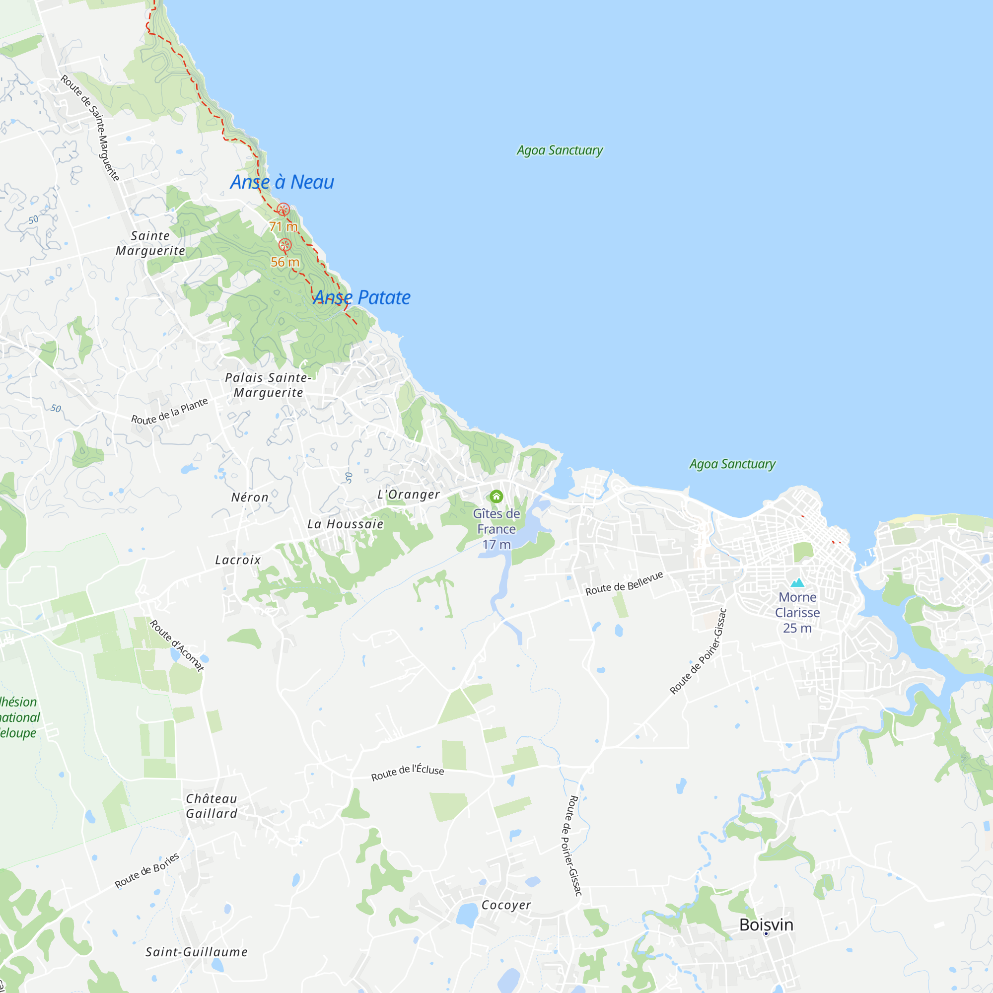 Gîtes de France map