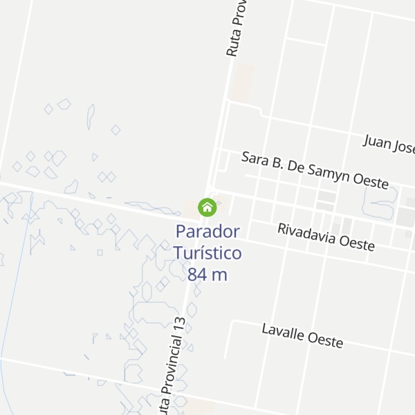 Map of Parador Turístico