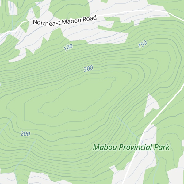 Map of Mabou Mountain