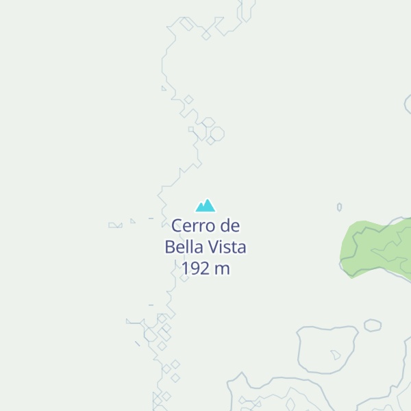 Map of Cerro de Bella Vista