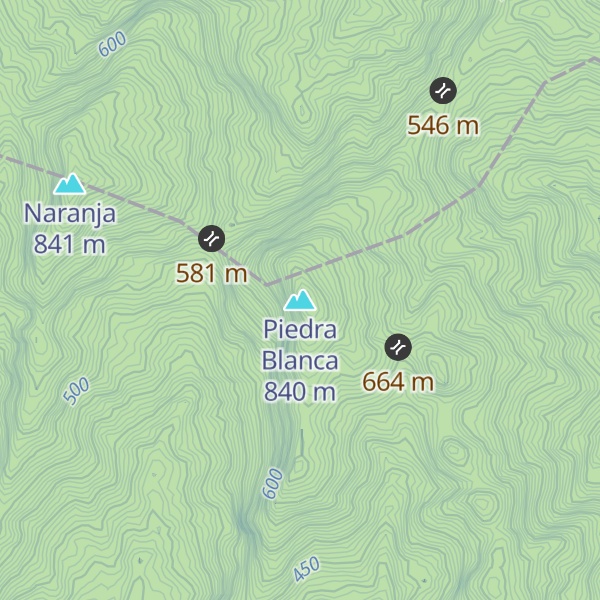 Map of Piedra Blanca