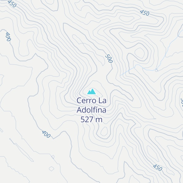 Map of Cerro La Adolfína