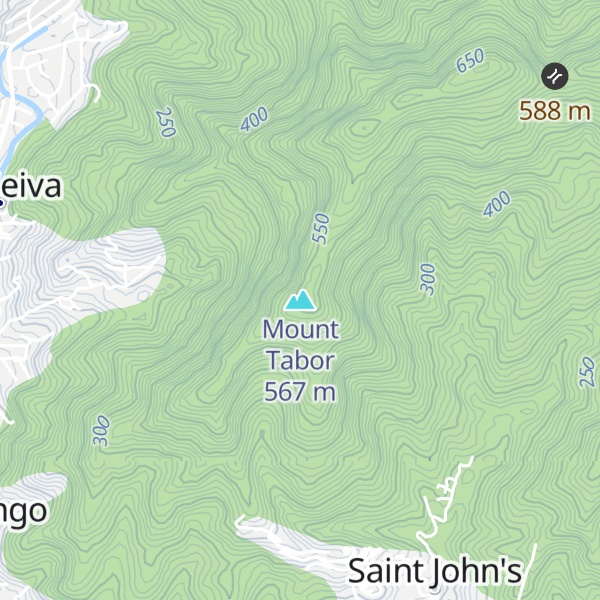 Map of Mount Tabor