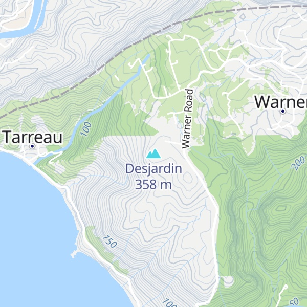 Map of Desjardin