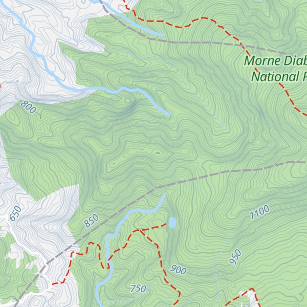 Map of Morne Les Resources