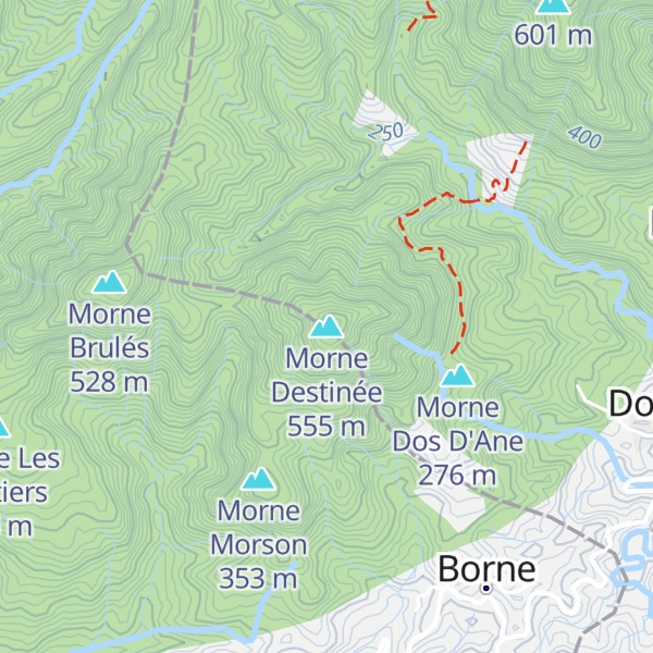 Map of Morne Destinée