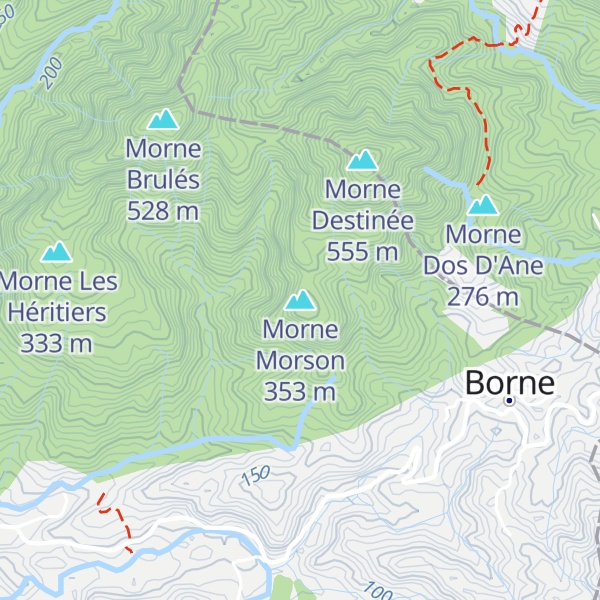 Map of Morne Morson