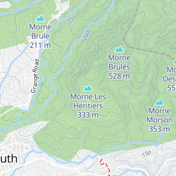 Map of Morne Les Héritiers