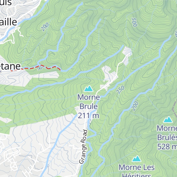 Map of Morne Brule