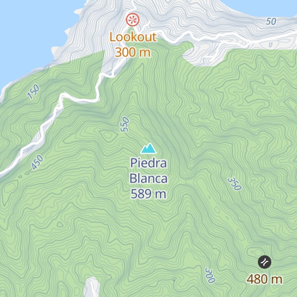 Map of Piedra Blanca
