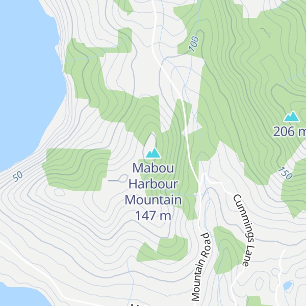 Map of Mabou Harbour Mountain