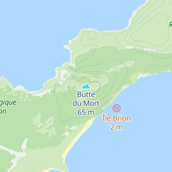 Map of Butte du Mort