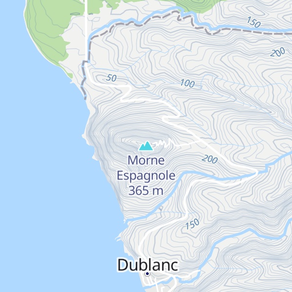 Map of Morne Espagnole