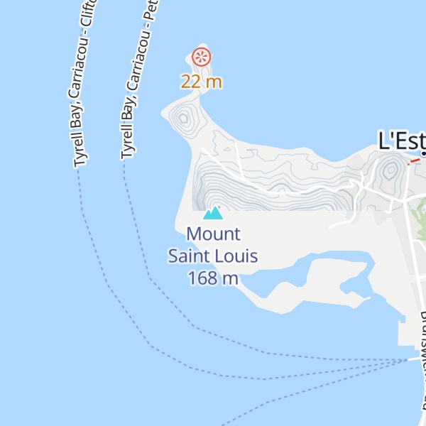 Map of Mount Saint Louis