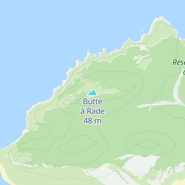 Map of Butte à Rade