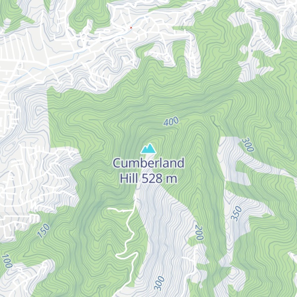 Map of Cumberland Hill