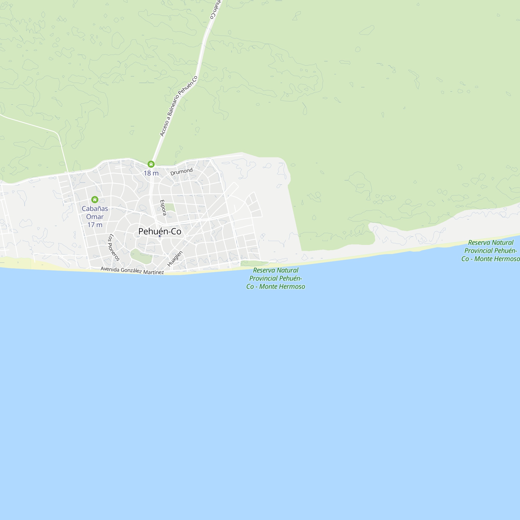 El Arbolito map