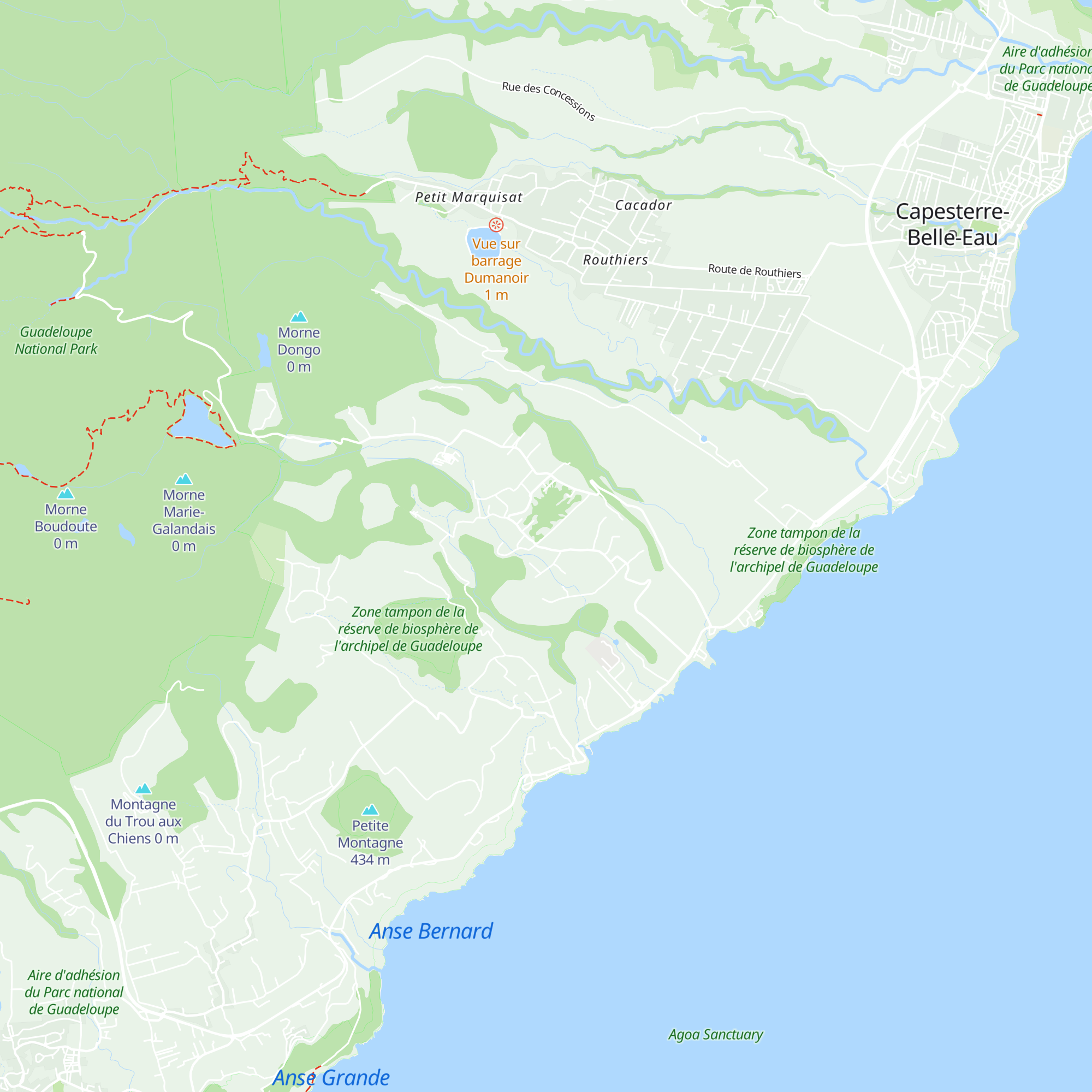 Gîtes de l’habituée map