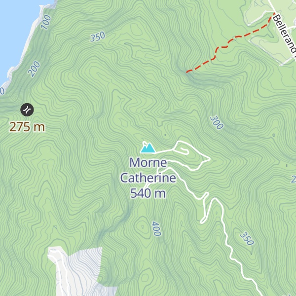 Map of Morne Catherine