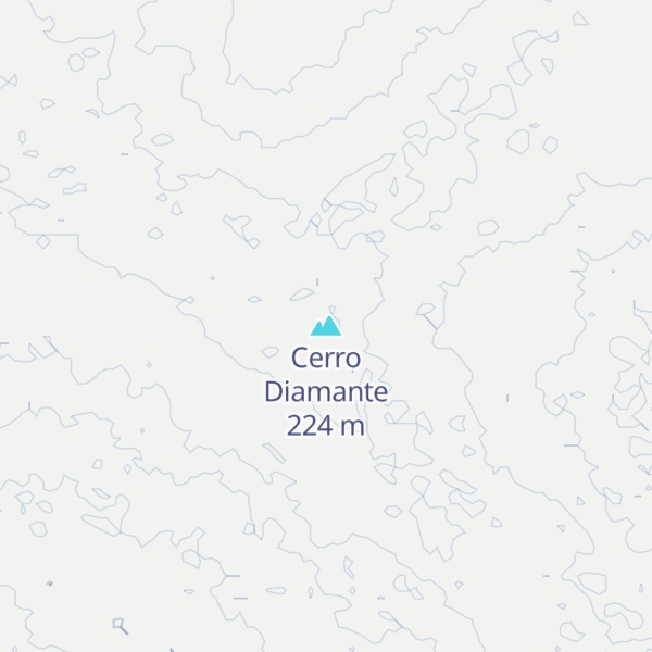 Map of Cerro Diamante