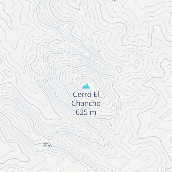 Map of Cerro El Chancho