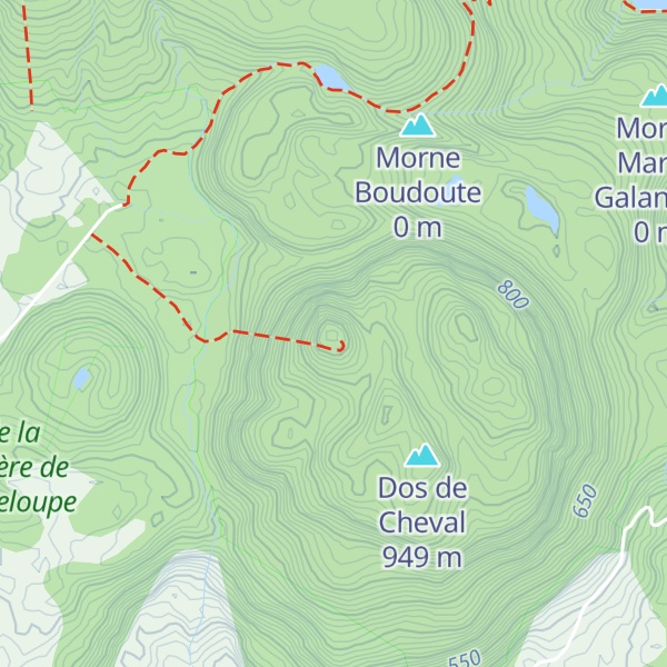 Map of Piton l'Herminier
