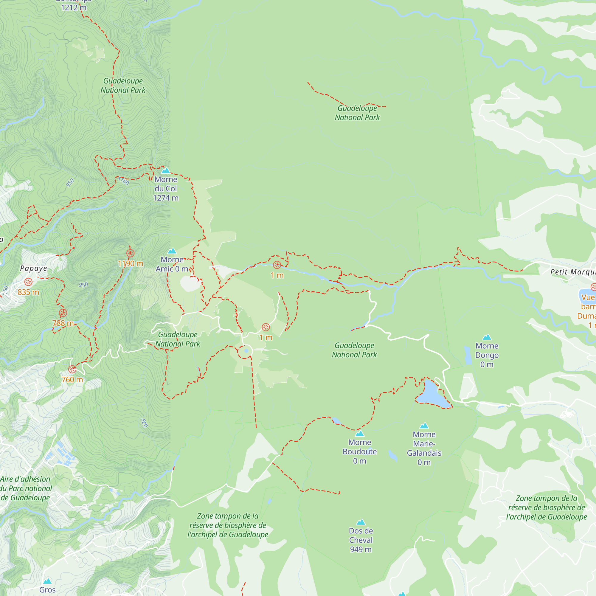 Refuge de la citerne map