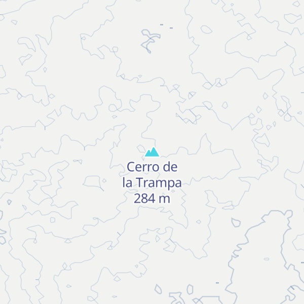 Map of Cerro de la Trampa