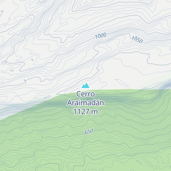Map of Cerro Araimadán