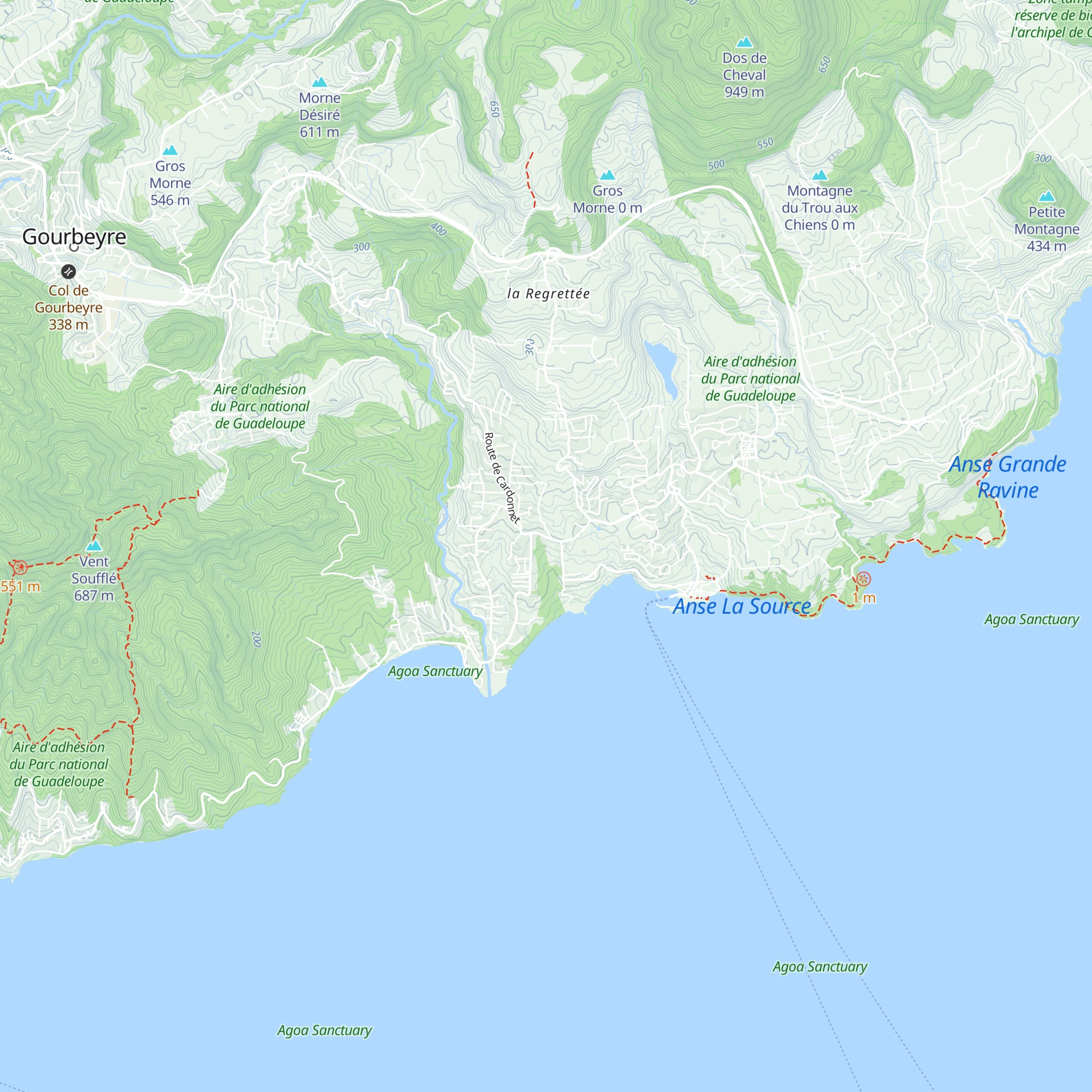 Gîtes Antikaz’la map