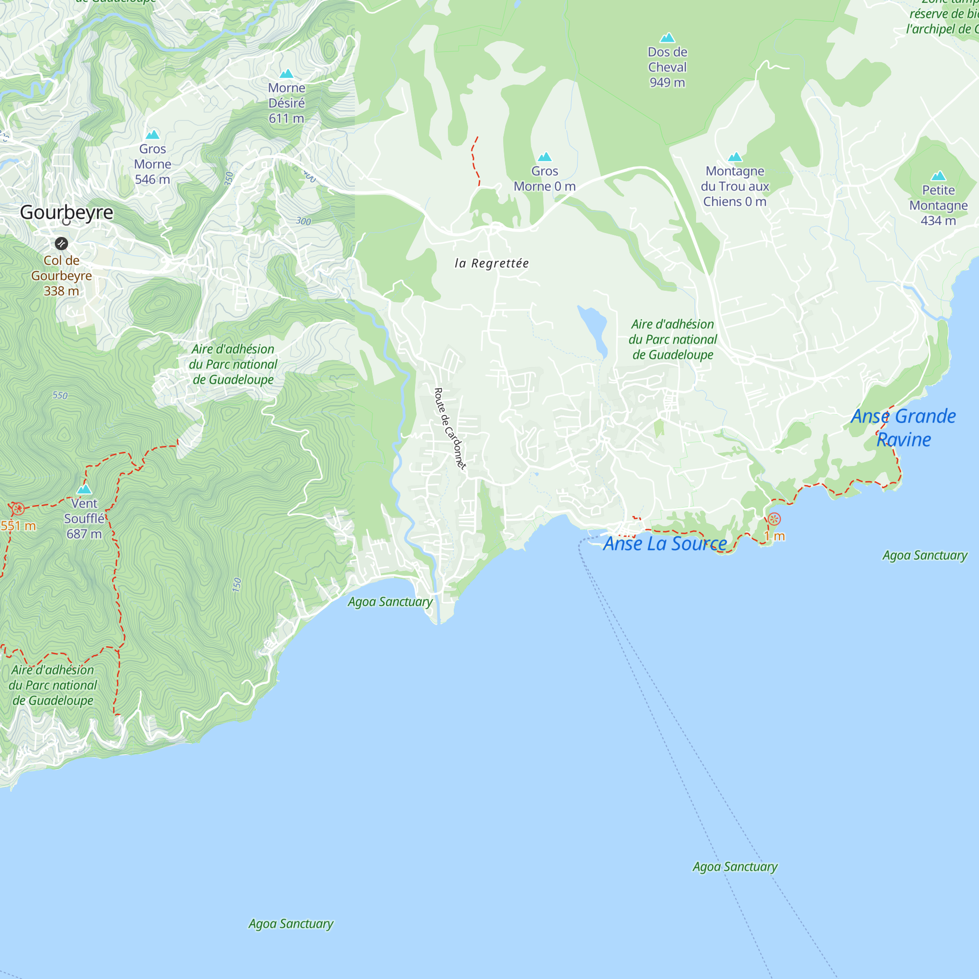 Gîtes Antikaz’la map
