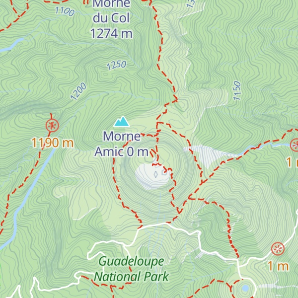 Map of Dent du Nord