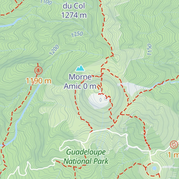 Map of Piton Saussure
