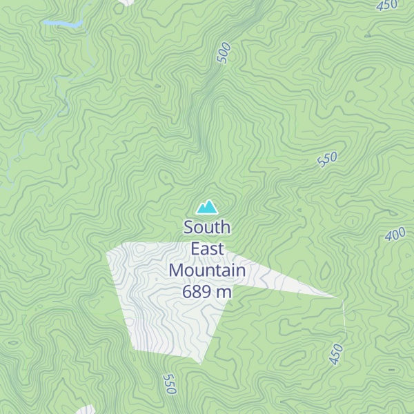 Map of South East Mountain