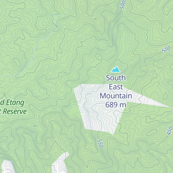 Map of Mount Lebanon