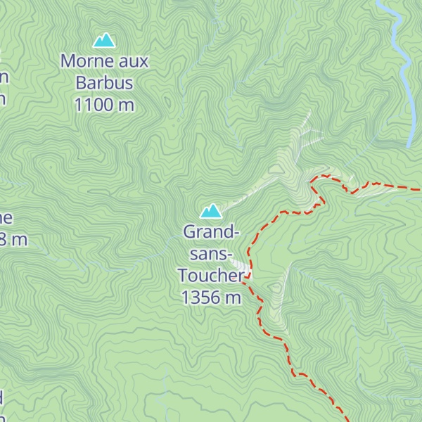 Map of Grand-sans-Toucher