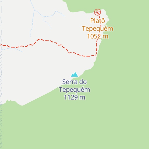 Map of Serra do Tepequém