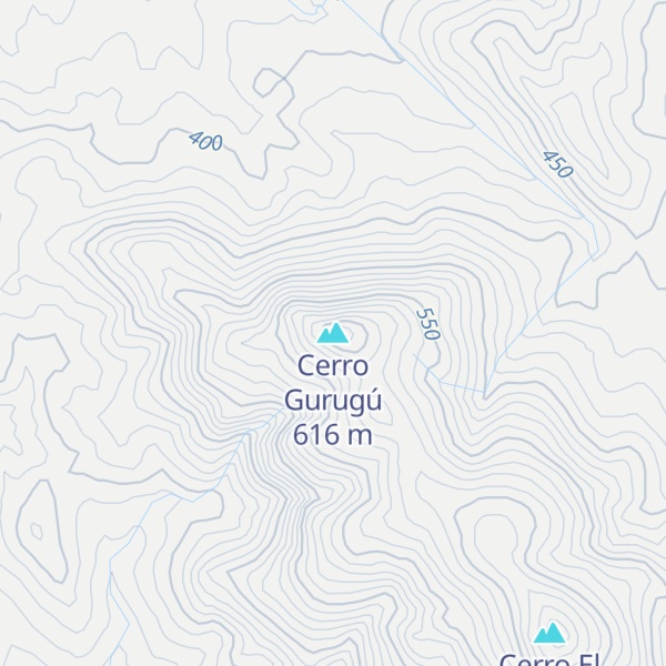 Map of Cerro Gurugú